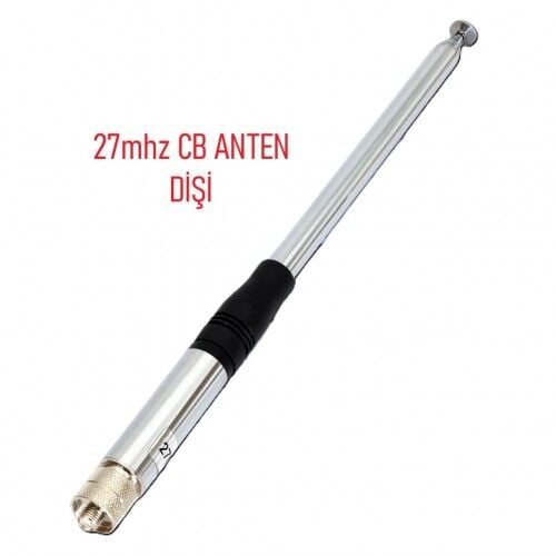 CB TELESKOPİK ANTEN 23cm - 130cm (DİŞİ-VİDALI)