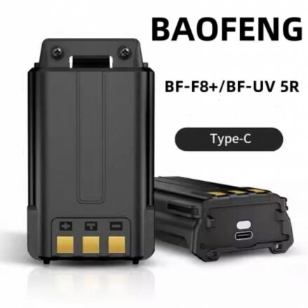 BAOFENG UV-5R/F8 PLUS BATARYASI TYPE-C 2800MAH