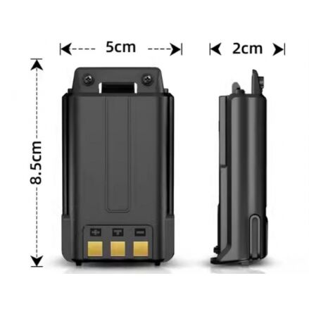 BAOFENG UV-5R/F8 PLUS BATARYASI TYPE-C 2800MAH