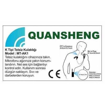 Quansheng Spiralli Kulaklık