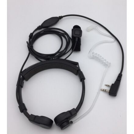 Akustik Tüp ajan Kulaklık Boğaz Mikrofon Seti