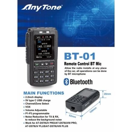 ANYTONE BT-01 Mikrofon