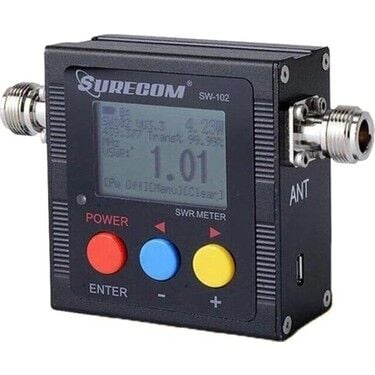 Surecom sw-102 dijital anten güç ve swr metre Watt Metre