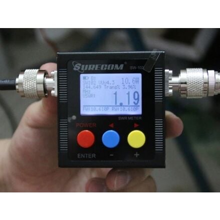 Surecom sw-102 dijital anten güç ve swr metre Watt Metre