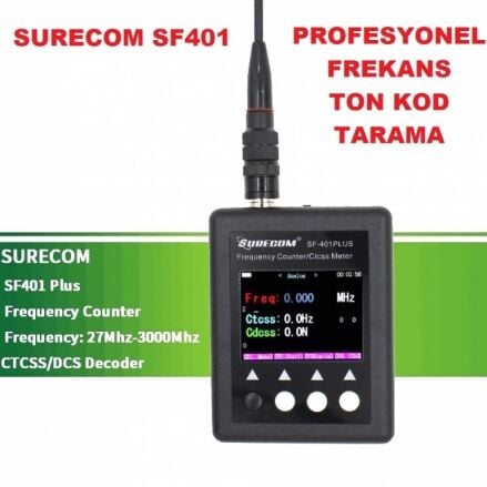 Surecom sf 401 Dijital Telsiz Frekans Sinyal Bulucu scanner
