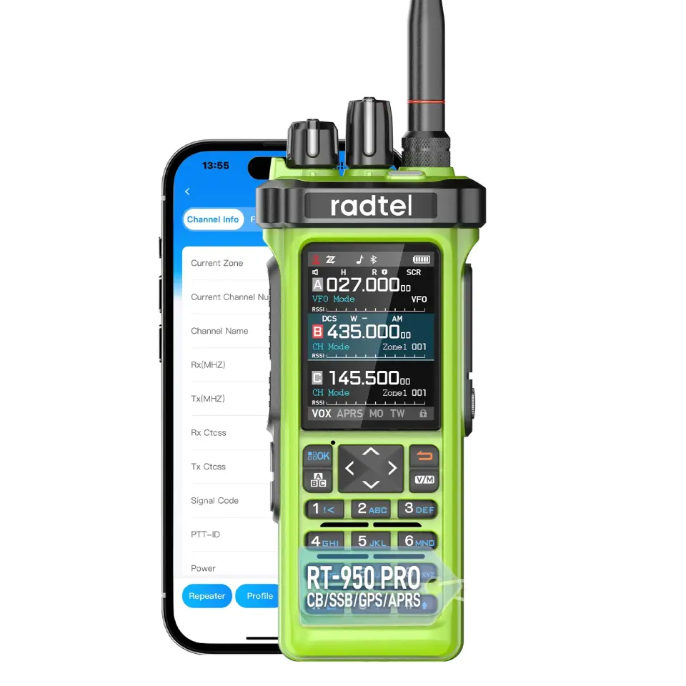 Radtel RT-950 PRO (RENK SEÇİNİZ) Yeşil