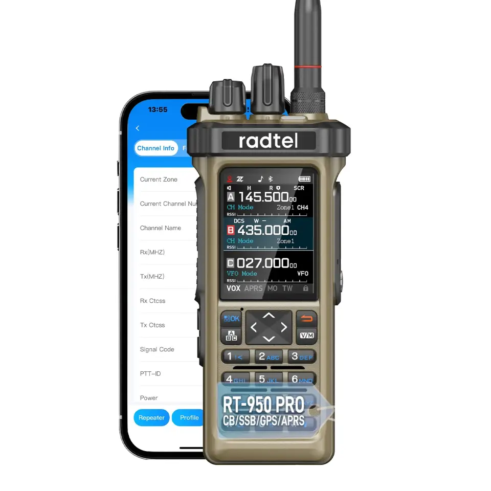 Radtel RT-950 PRO (RENK SEÇİNİZ) Kahverengi