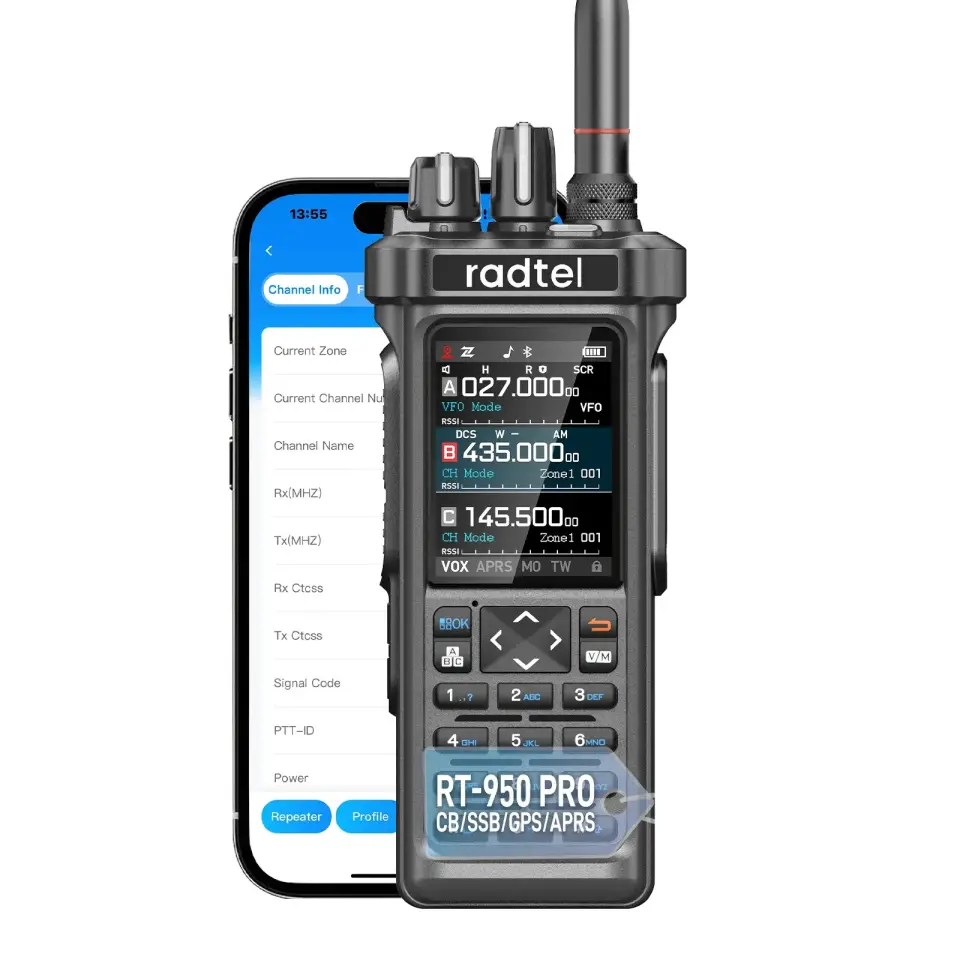 Radtel RT-950 PRO (RENK SEÇİNİZ) Siyah
