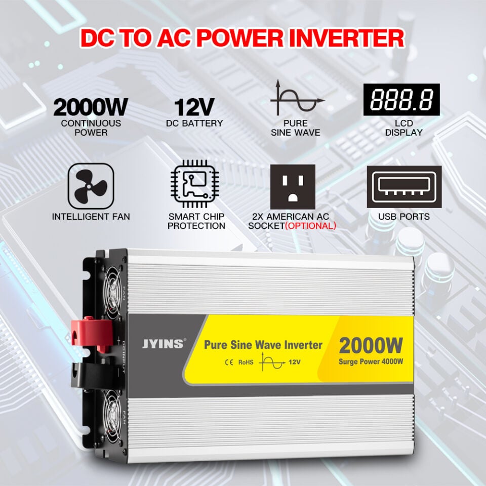 JYİNS 2000W SAF SİNÜS İNVERTER