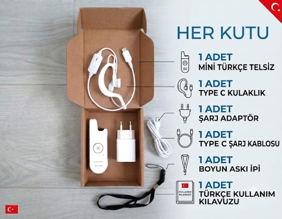 RADTEL RT-13 MİNİ TELSİZ 22 KANAL PMR (RENK SEÇİNİZ)