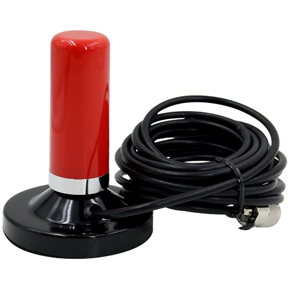 HH-N2RS - 9 CM - VHF/UHF 5 mt kablo ile takım Kırmızı