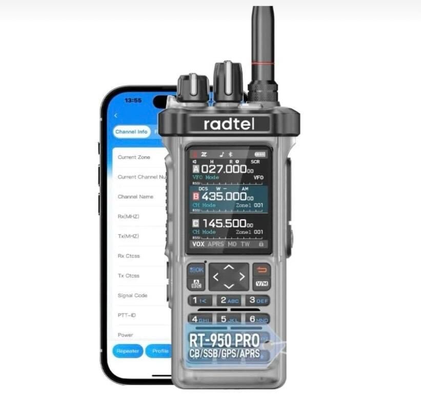 Radtel RT-950 PRO (RENK SEÇİNİZ) Şeffaf
