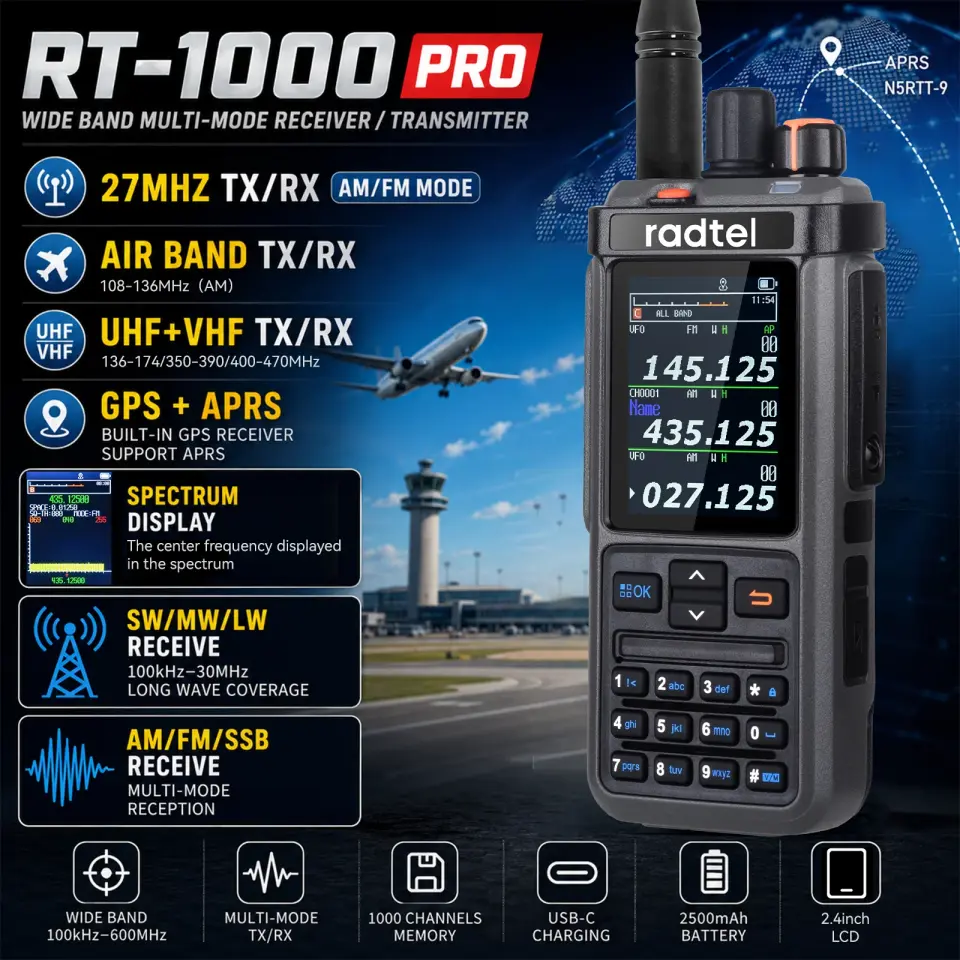 Radtel RT-1000Pro (STOK SORUNUZ)