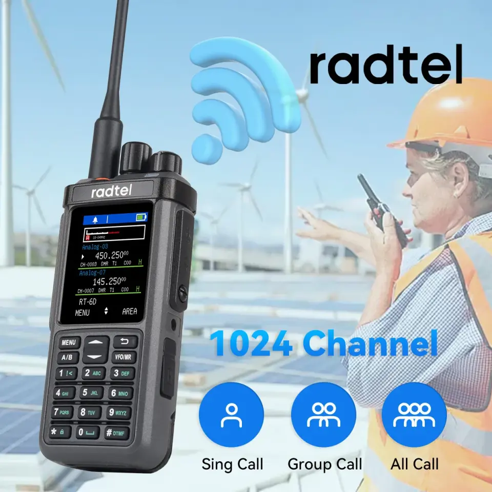 Radtel RT-6D PRO GPS / APRS / DMR