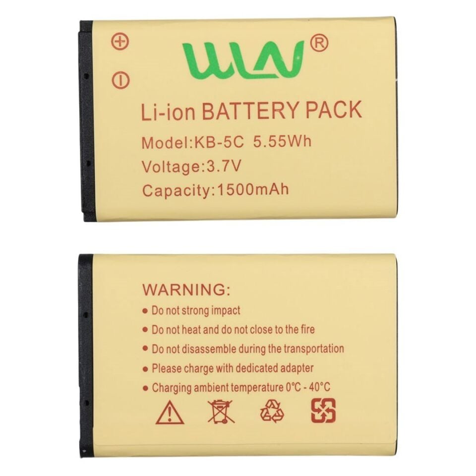 Wln teknoben mars tkstar Uyumlu 1500 mAh Telsiz Batarya