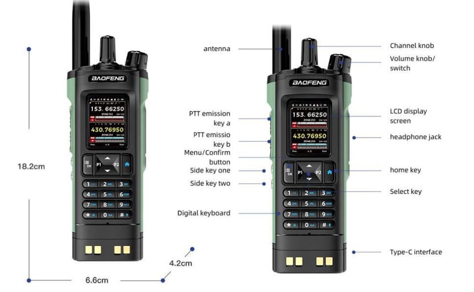 BAOFENG -DM32UV 10W Multi Band