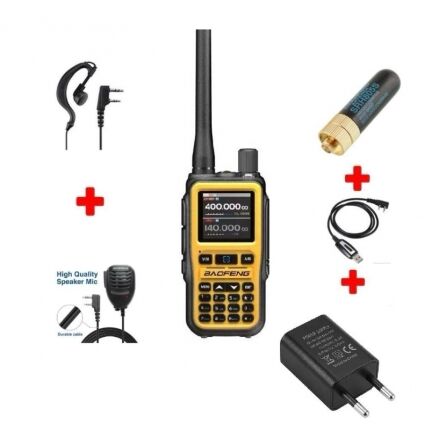 BAOFENG UV-5R MİNİ FULL PAKET (RENK SEÇİNİZ) Sarı