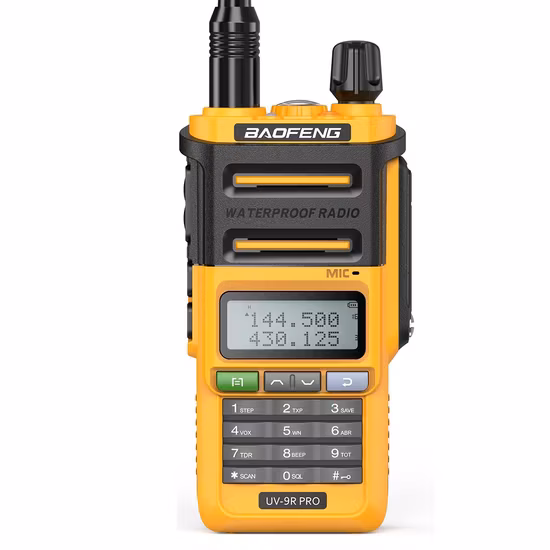 Baofeng UV 9R Pro v2 (RENK SEÇİNİZ) Sarı