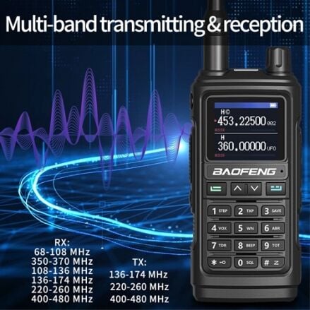 Baofeng UV-17M AİR BAND 6 BAND (RENK SEÇİNİZ)