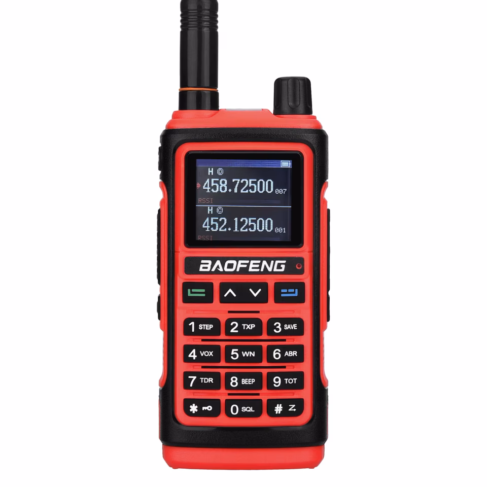 Baofeng UV-17M AİR BAND 6 BAND (RENK SEÇİNİZ) Kırmızı