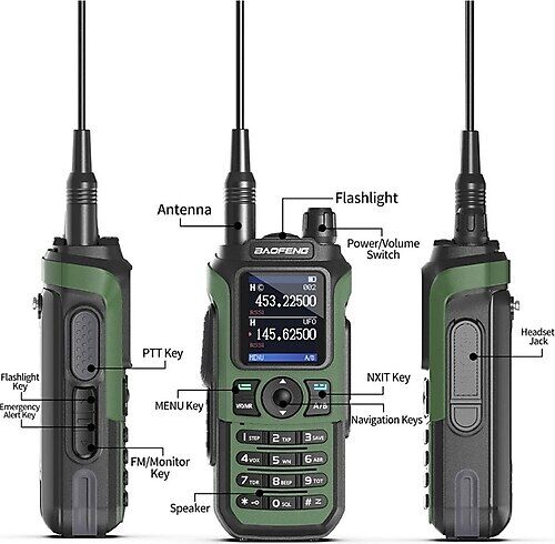 Baofeng BF-UV 21 PRO (RENK SEÇİNİZ) Yeşil