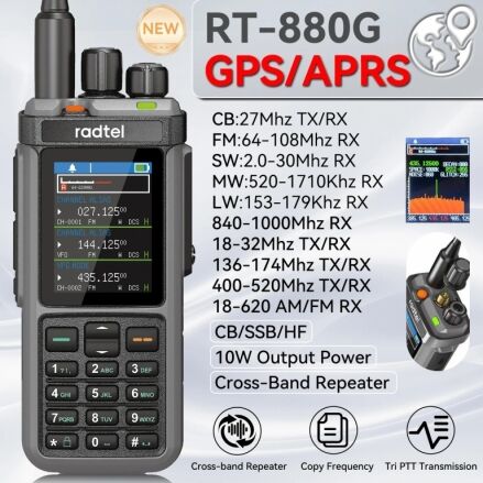 Radtel RT-880G GPS/APRS/FULL BAND