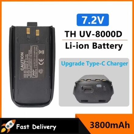 TYT UV-8000d 3800mh Type c bataryalı