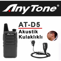 AnyTone AT-D5 Casus Kulaklıklı