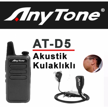 AnyTone AT-D5 Casus Kulaklıklı